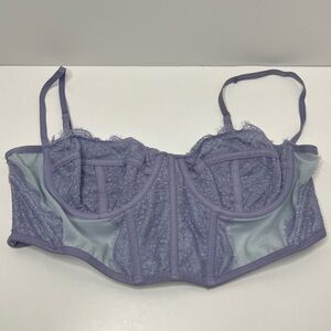 Urban Outfitters XL Out From Under Modern Love Corset Lace Underwire Mesh